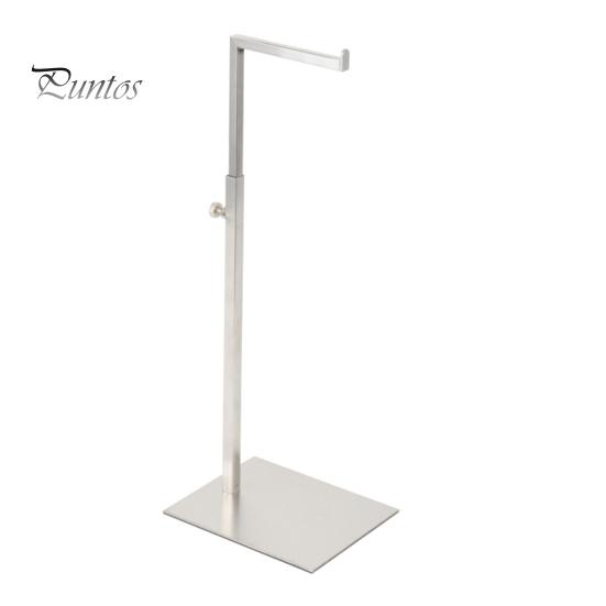 Регулируемая высота полки для хранения сумок Держатель для сумок на плечо Подставка для сумок Органайзер для сумок Легкий набор инструментов для сборки В комплекте Нержавеющая сталь серебряный