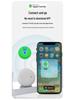 Round Bluetooth GPS Tracker for Keys, Wallets, Children, and Elderly - Anti-loss Device & Remote Finder