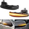OVOVS Sequential Rearview Mirror Turn Signal Lights Led Side Mirror Signal Lights for 16-20 Toyota Tacoma 19-22 RAV4 XA50