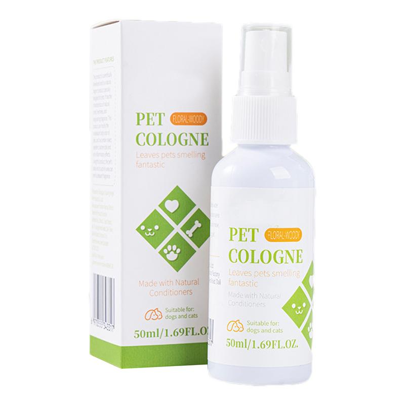 50ml Dog Perfume Spray Pet Odor Eliminator Spray Long-Lasting Dog Calming Deodorizer Dog Conditioner Spray For Smelly Dogs China Mainland