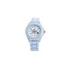Fieldwork Analog Watch for Girls Blue Dial with Glitter Silicone Strap