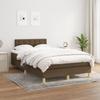 3140924 vidaXL Divan Bed with Mattress Dark Brown 120x200 Cm