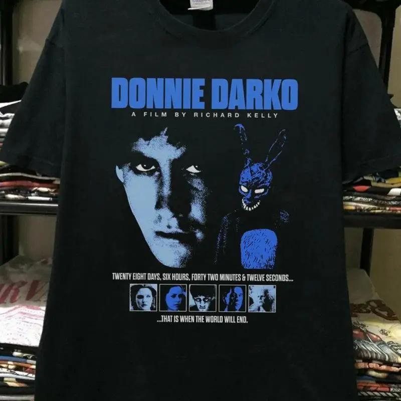 Vintage Retro Style Donnie Darko Horror Movie Short Sleeve Black Shirt Kv38155