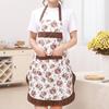 Baking Apron Soft Texture with Pocket Waterproof Sleeveless Anti-oil Ladies Fashion Cooking Apron for Kitchen