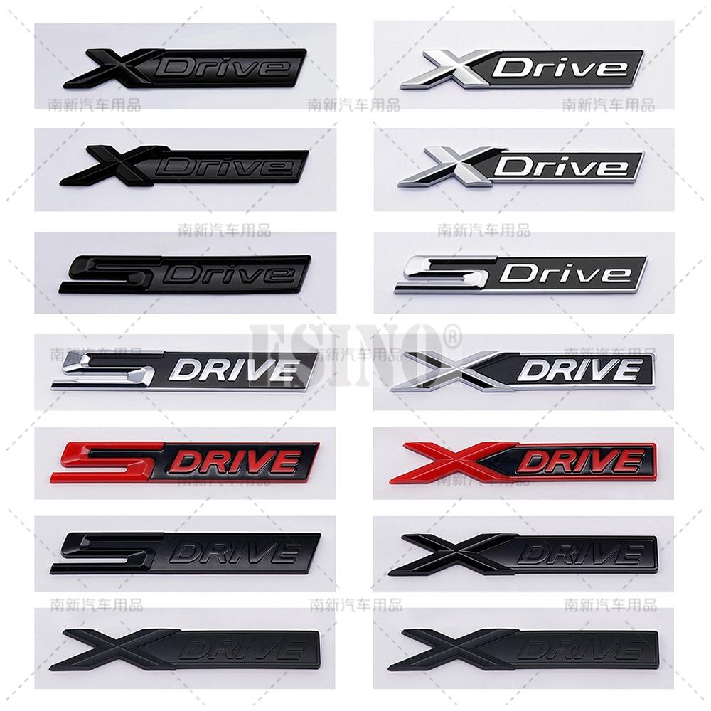 3D S Drive X Drive Badge ABS Rear Trunk Emblem Adhesive Emblem for BMW E90 F30 G20 F10 G30 F25 G01 F15 G05 G06 G07 Pj2