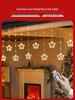 LED Christmas Circle Leather Wire Curtain & Ornament Lights for Festive Décor