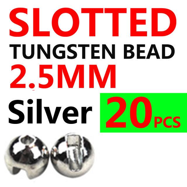 

20 шт. 2,5 мм ~ 5,5 мм прорезные вольфрамовые бусины джиг нимфы быстро тонущие мокрые европейские нимфы приманки для подледной рыбалки материал для вязания мушек