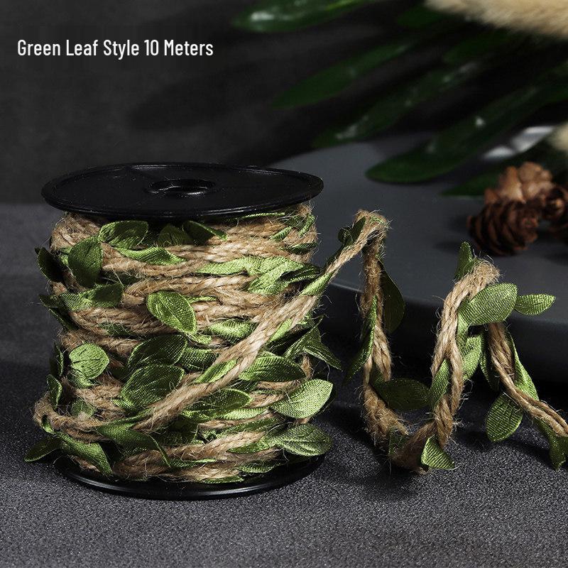Vintage-Style Handwoven Hemp Rope for Creative DIY Decoration and Vase Bundling