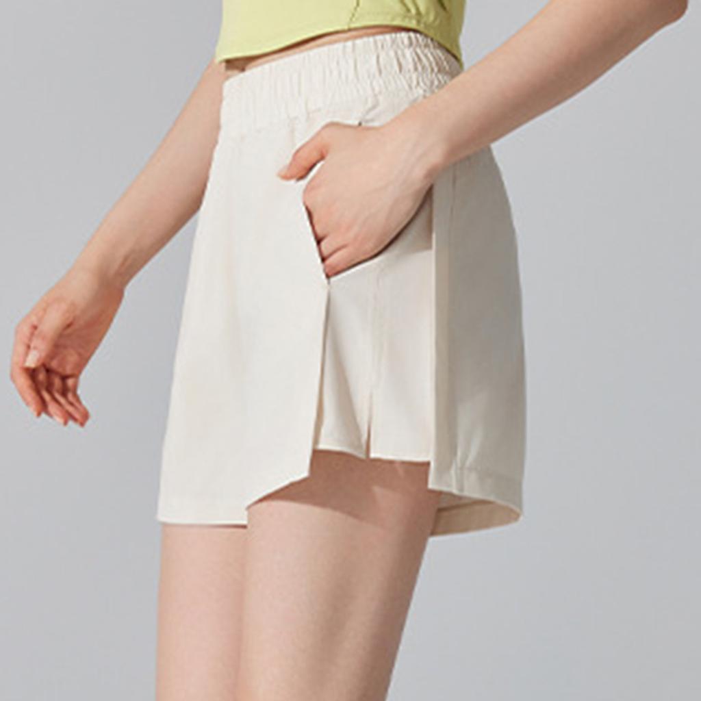 Women's  Running Shorts Workout Sport Layer Active Shorts With Pockets