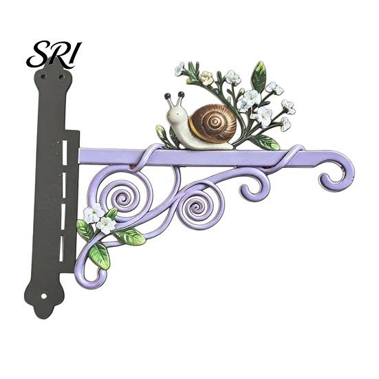 Weather Resistant Wall Hanger Metal Plant Hook Heavy Duty Hanging Basket Bracket Decorative Parrot Retro Copper Art Cat Flower Butterfly for