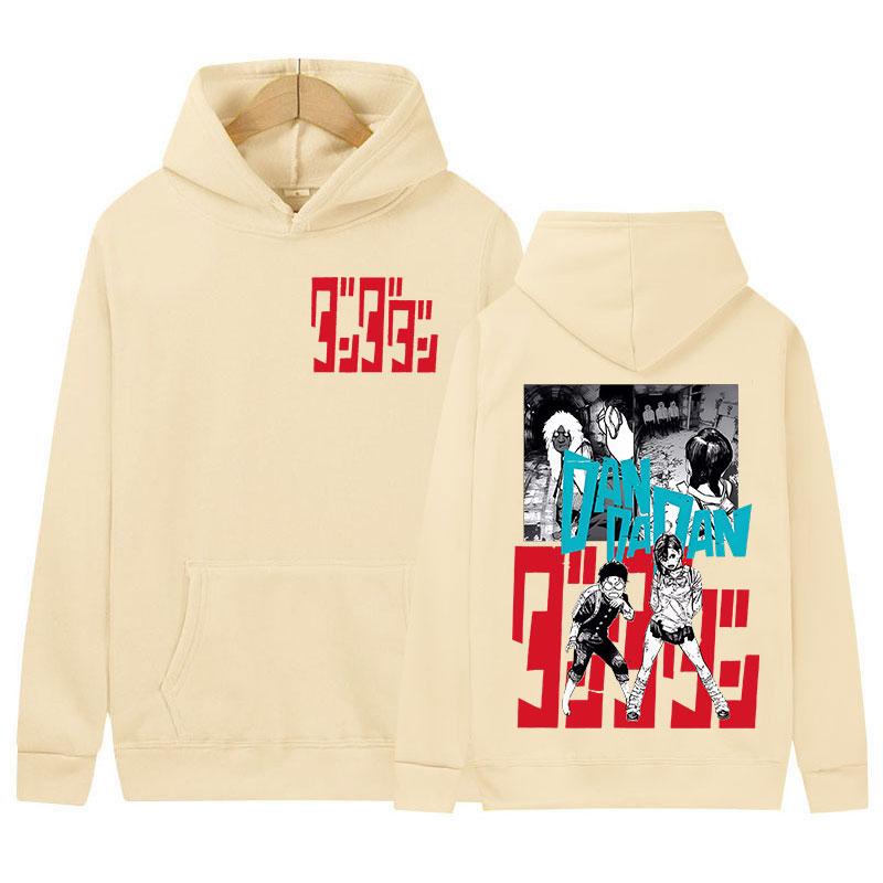 Japanese Anime Dandadan Okarun Graphic Hoody Mens Women Gothic High Street Pullover Sweatshirts Vintage Oversized Fleece Hoodies