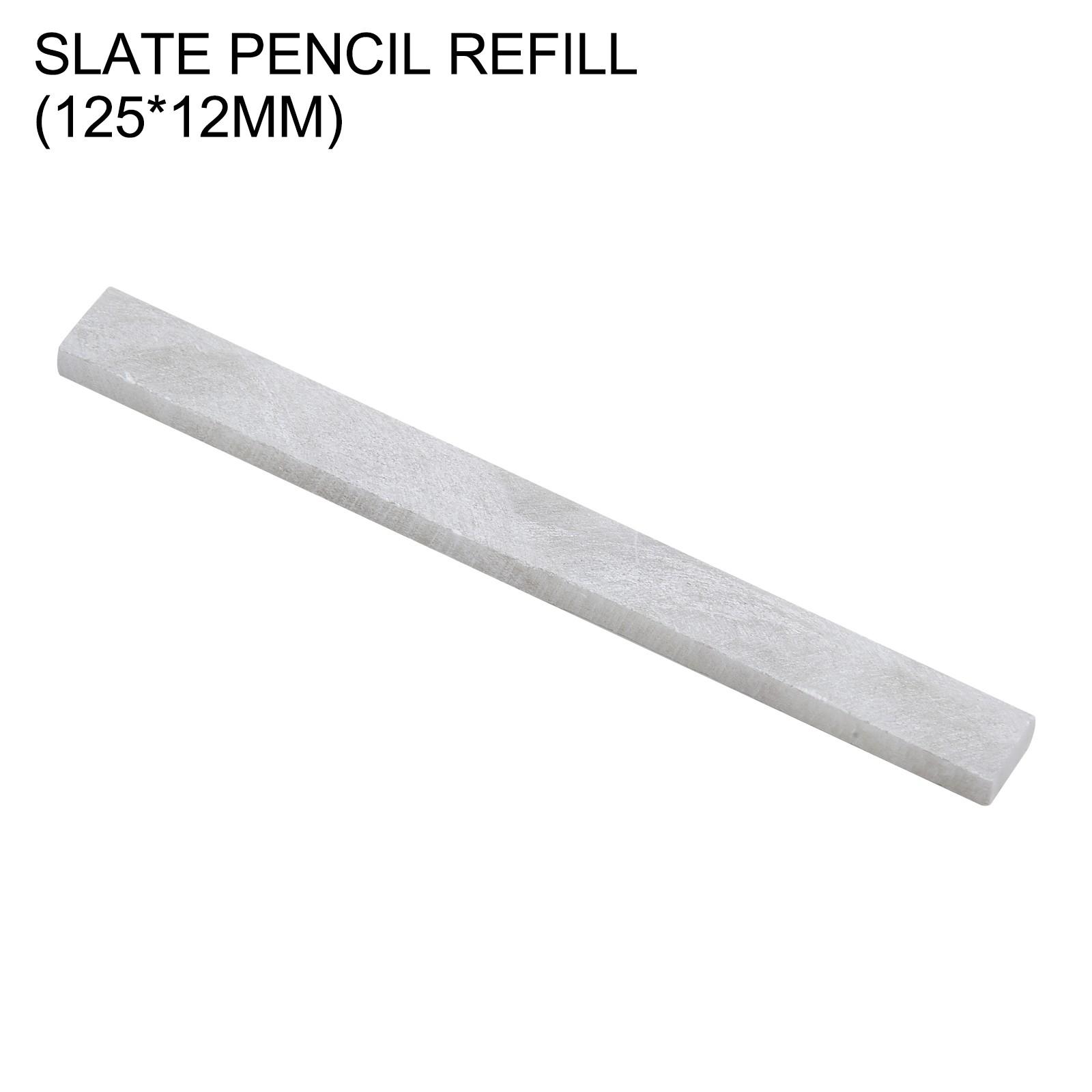 

White Slate Pencil Soapstone Marker Holder Engineering Marking Tool Talc Pen Slate Pencil Refill