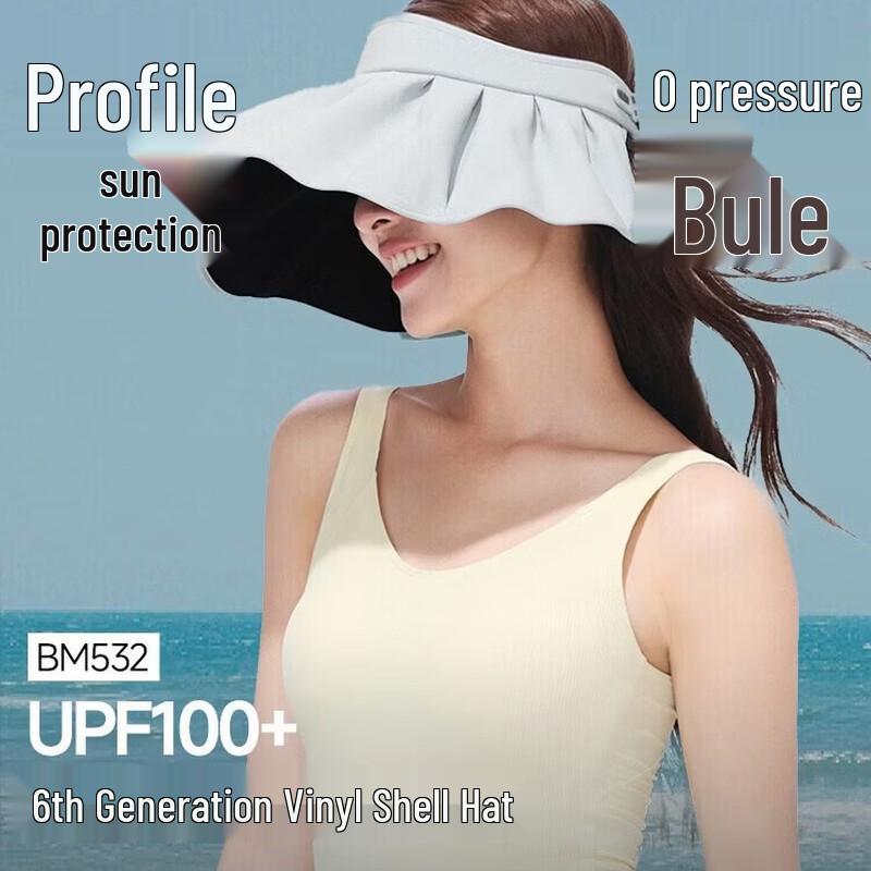 Beneunder UV Protection Wide-Brim Visor Sun Hat