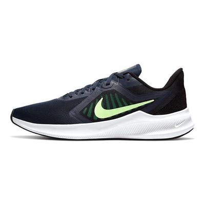 Downshifter 10 Bequemes Atmungsaktives Mesh-Gewebe Dämpfung Rutschfest Abriebfest Low-Top Lässige Laufschuhe Herren Sneaker Schwarz CI9981-404