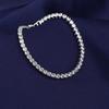 New 925 Sterling Copper Bracelet Love Elegant Zircon Tennis Crystal Chain for Women Fashion Noble Engagement Wedding Glam