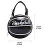 1 Pcs Baobao Women's New Network Red Football Bag Personalized Fun Pink Basketball Bag Ins Versatile Chain Shoulder Bag