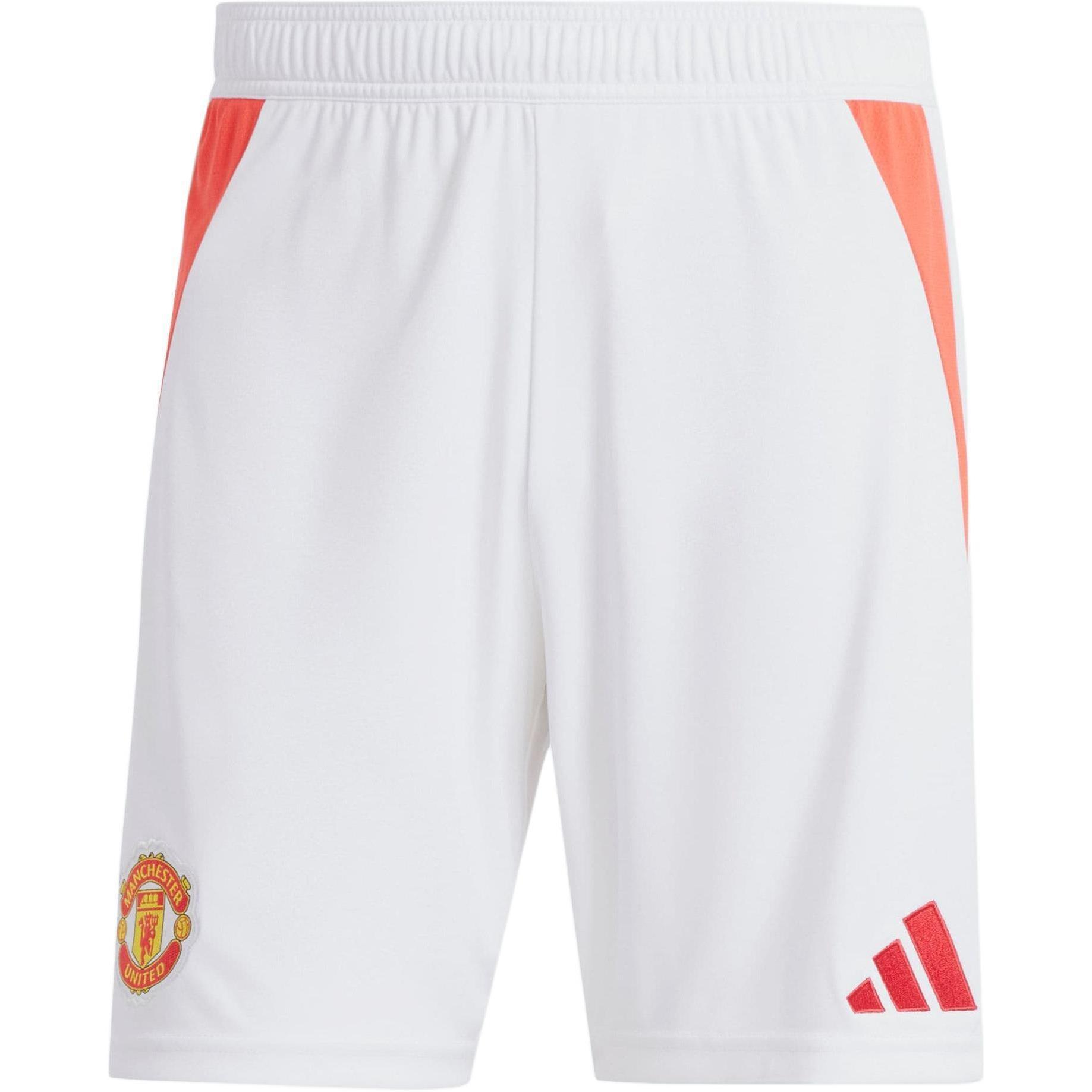 adidas Manchester United 24/25 Home Soccer Shorts Asia Sizing Mufc Red Men s IU1388 S
