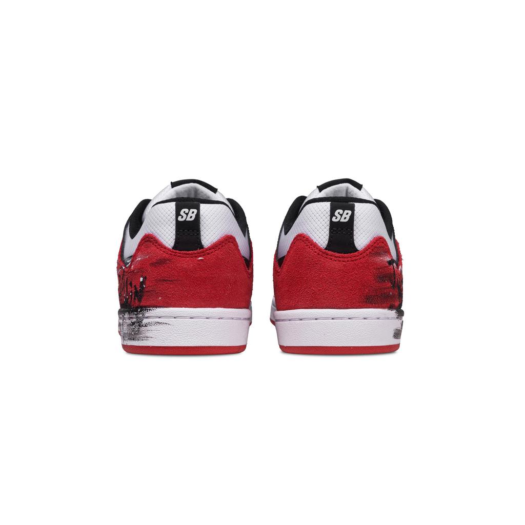 Nike SB Alleyoop Scarlet Consume Abrasion Resistant, Balanced, Breathable Low Top Skateboard Shoes Men's Black Red CJ0882-102(Team1730-)