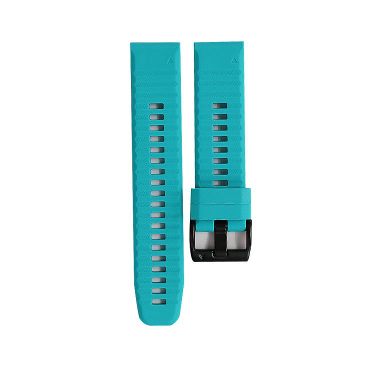 

Compatible Quick Release Silicone Replacement Wristband for Garmin Fenix 6/6X/5/5X/7X Watches Available Now 22mm Standard Buckle