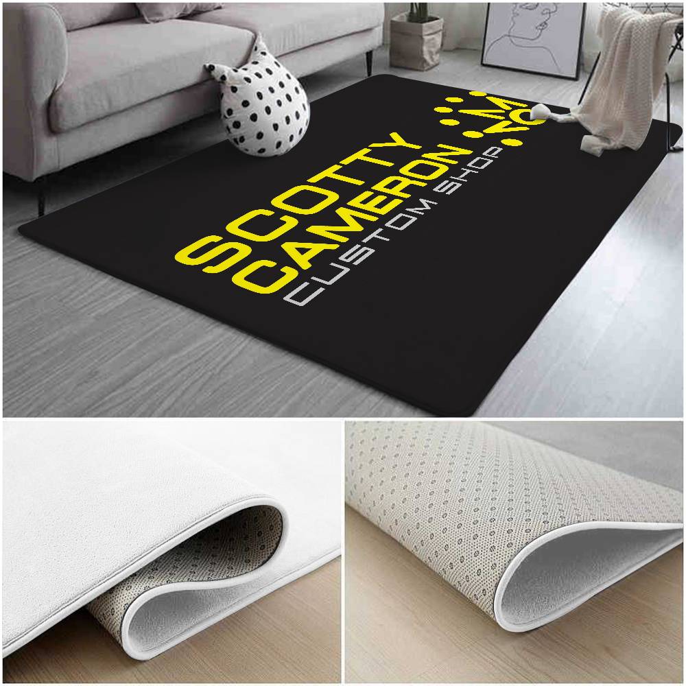 S-Scotty C-Cameron Sign Carpet Bathroom Anti-slip Mat Door Mat Home Decoration Mat Entrance Door Mat Scratch-resistant Door Mat