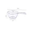 Thickened Plastic Water Spoon, Transparent Water Scoop, Long-handled Water Scoop, Kitchen Water Scoop for Washing Vegetables