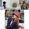 Fashionable Women's Suede Fabric Fisherman Hat In Neutral Colors Breathable