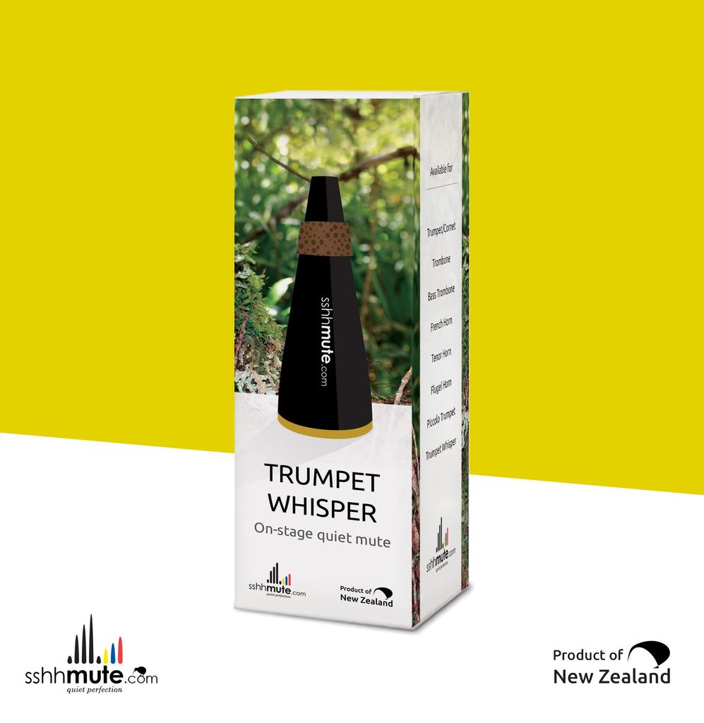 Brenner Sshh Mute Whisper Mute for Trumpet and Made of Plastic Cornet,
