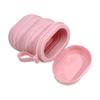 Folding Multifunctional Drainable Portable Travel Soap Box Silicone Soap Dish Punch-Free  Holder