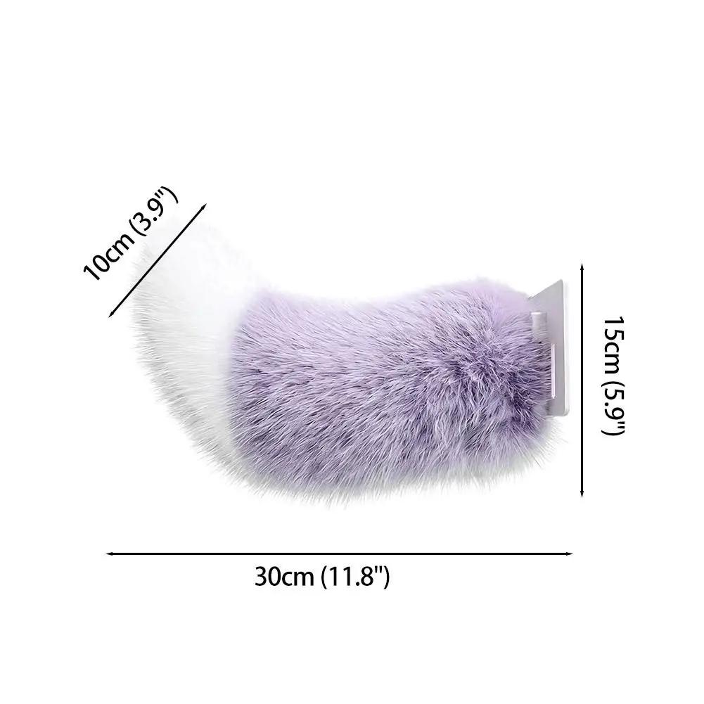 Remote Control Electric Car Tail, Fuzzy Tail Car Decoration, Rechargeable Plush Animal Moving Tail, Self Adhesive Electric Animal Tail Car Decor