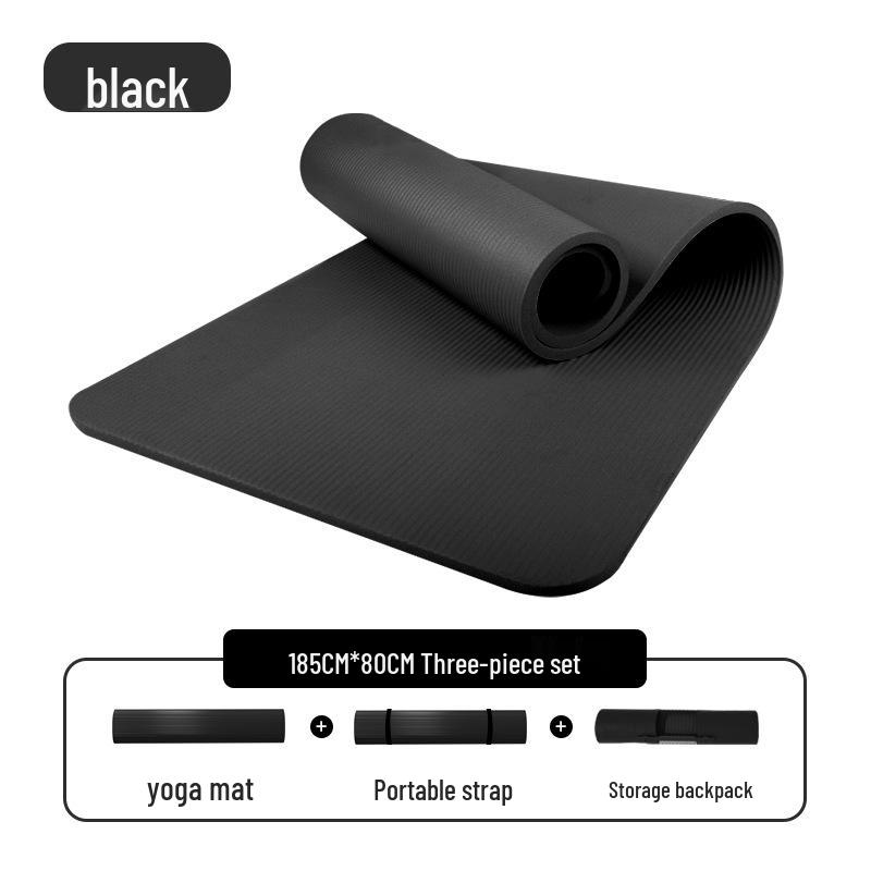 Men's Non-slip Beginner Yoga Mat - Thick, Wide, Long for Home Fitness