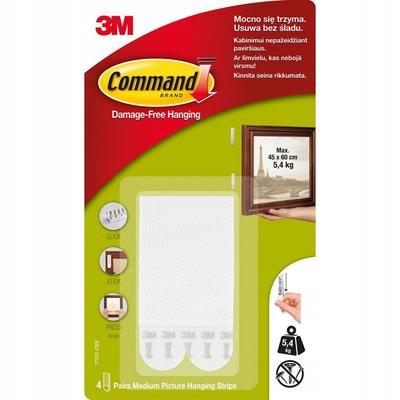 Velcro Command Moyen pour accrocher des tableaux et des cadres