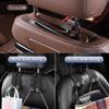 Car Seat Back Double Hook - Suede Hook,Support Car Headrest Hooks For Purses And Bags Coat,Universal Hidden Multifunctional Headrest Hooks For