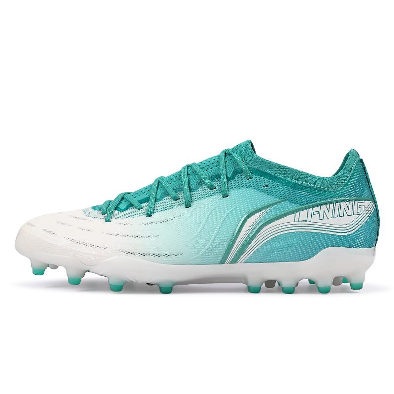 

LiNing MG Резиновые Шипы Короткие Шипы Искусственная Почва Амортизация Противоскользящие И Износостойкие Футбольные Бутсы Мужские Белые Зеленые 43.5