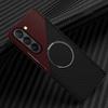 Ultra Thin Carbon Fiber Magsafe Phone Case For Samsung Galaxy Z Fold 7 6 5 4 3 Magnetic Wireless Charge Shockproof Protect Cover