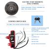 Electric Start Kit 5.5 / 6.5Hp Engine Starter 4 Stroke Ignition Kit Chicken Stick Engine Starter Flywheel For GX160 GX200