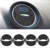 Karbonfiber 4 STK/sett Beskyttelsesdekal for bilstyling for Ford Mondeo MK3 Bil Klimaanlegg uttak klistremerker Dekorative klistremerker