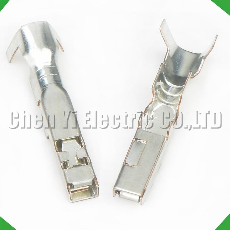 50 Pcs 2.2 mm Male or Female wire Crimp P For 8100-1427 Sheath Automotive Connectors Wire harness Plug