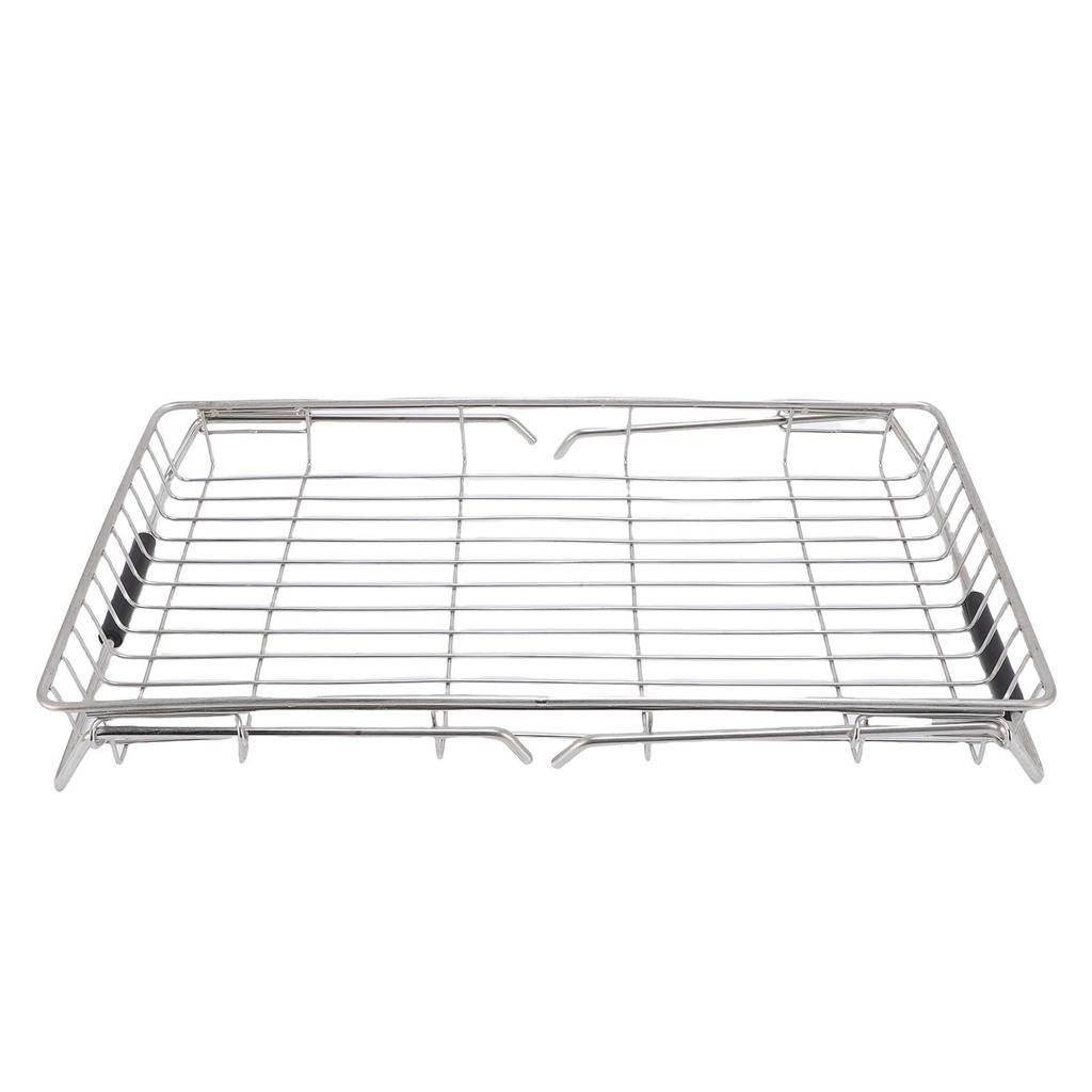 Dish Drying Rack 36cm To 55cm Expandable Space Saving Stainless Steel Dish Drainer for Kitchen Countertop