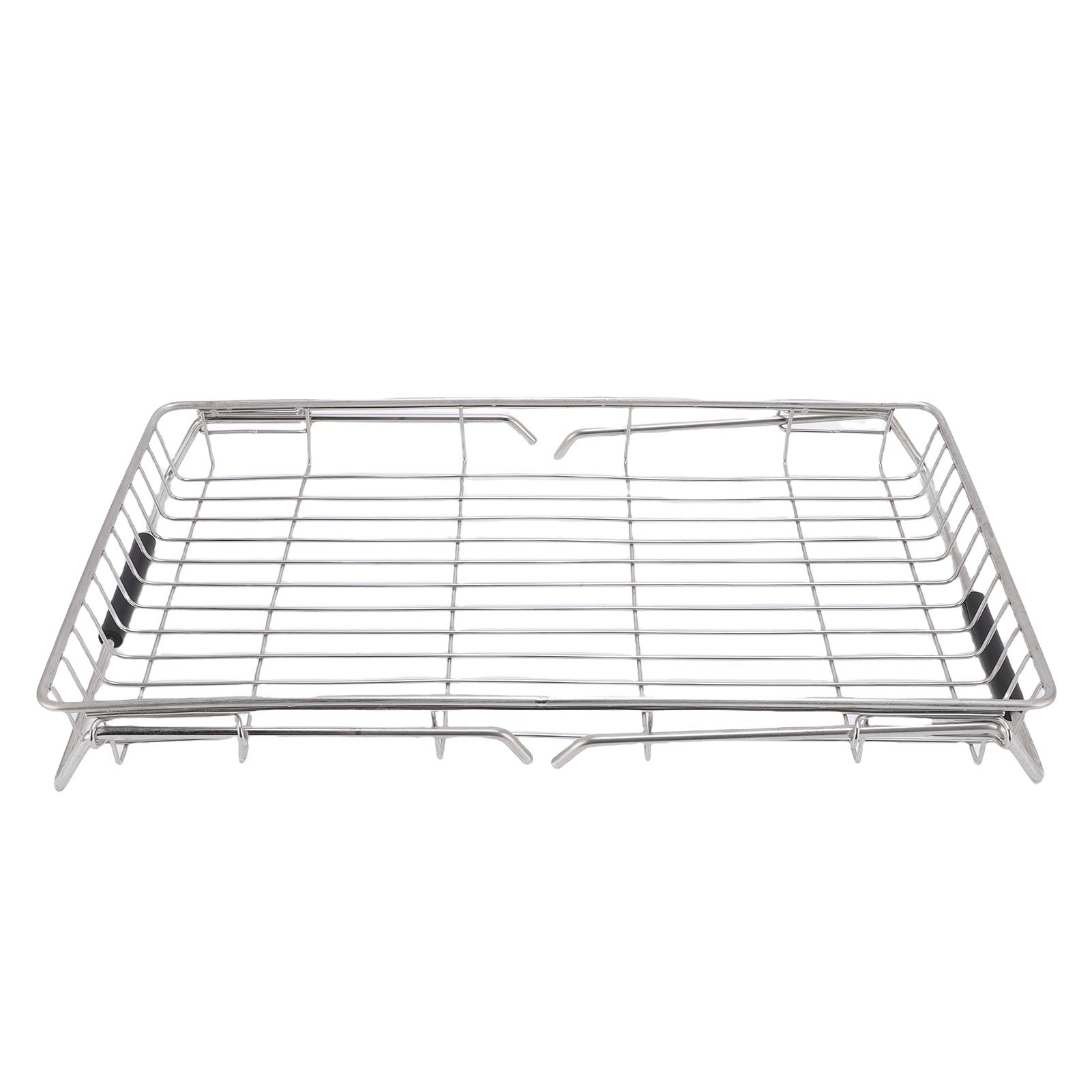 Dish Drying Rack 36cm to 55cm Expandable Space Saving Stainless Steel Dish Drainer for Kitchen Countertop