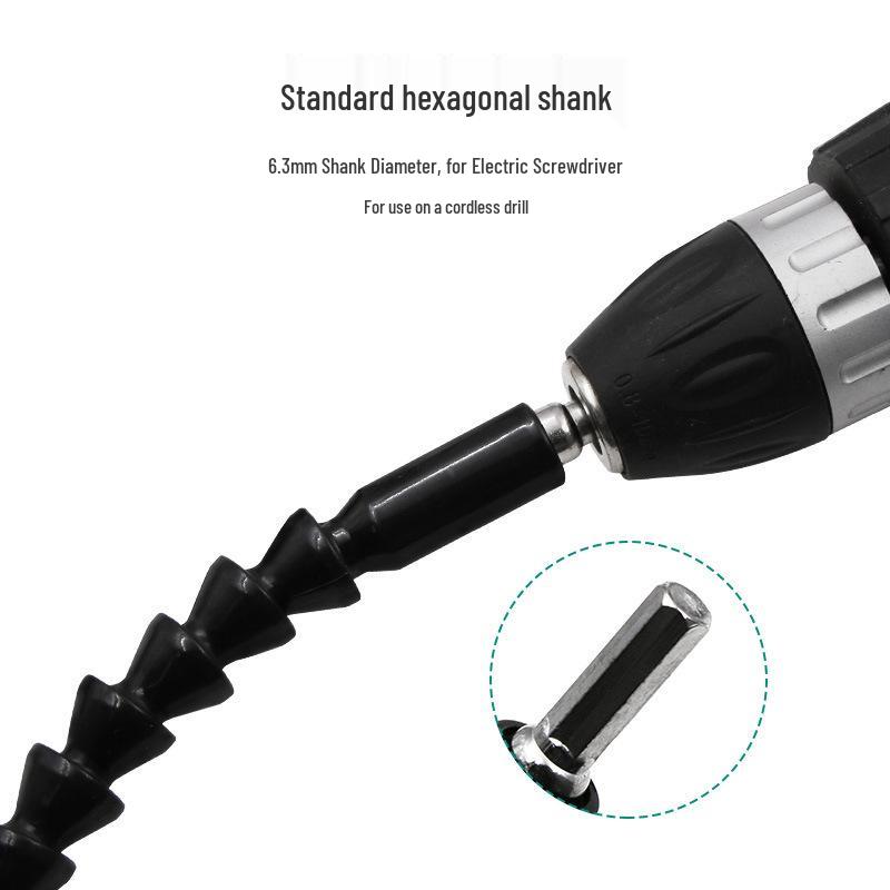 Universal Flexible Shaft Extension for Drills and Electric Screwdrivers