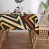 African Tablecloth Abstract Tribe Ethnic Geometric Vintage Farmhouse Graffiti Pattern Table Cover