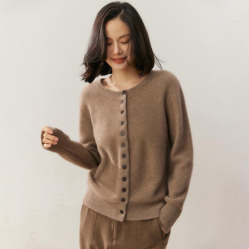 Qinghe 100% Pure Cashmere Women's Sweater - Ultra Soft Luxury Winter Pullover