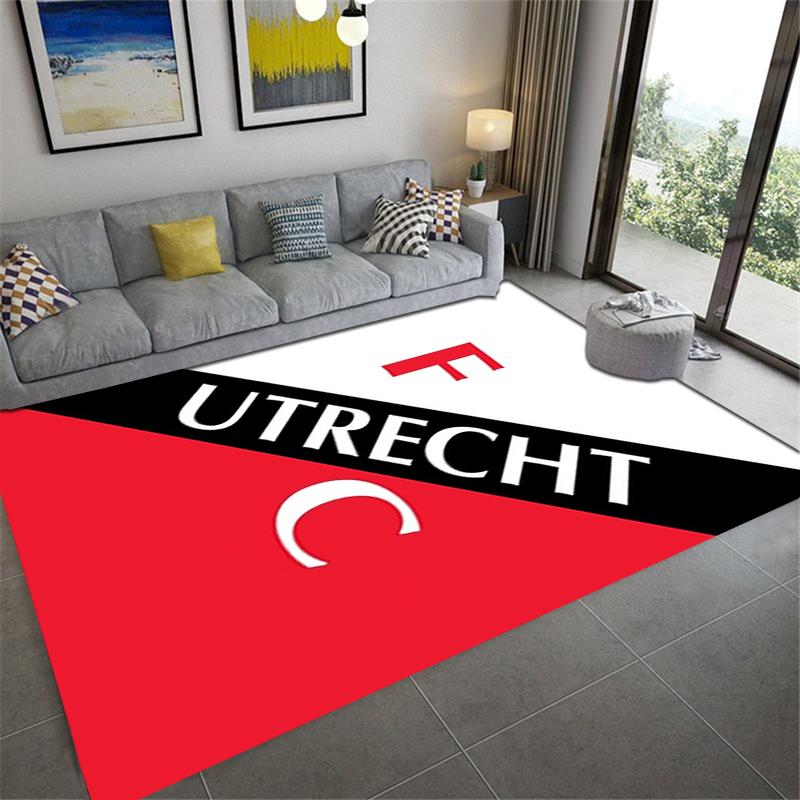 2025 Nuovo Tappeto f c utrecht per Soggiorno Camera da Letto Casa Decorazione Divano, Tappetino Antiscivolo per Giochi Bambini42