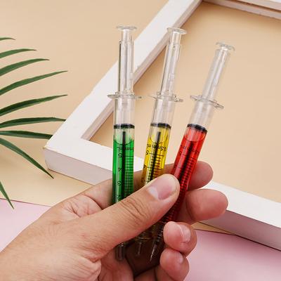 Tvar injekčnej ihly Guľôčkové kreatívne ihlové pero Kancelárske školské písacie pero