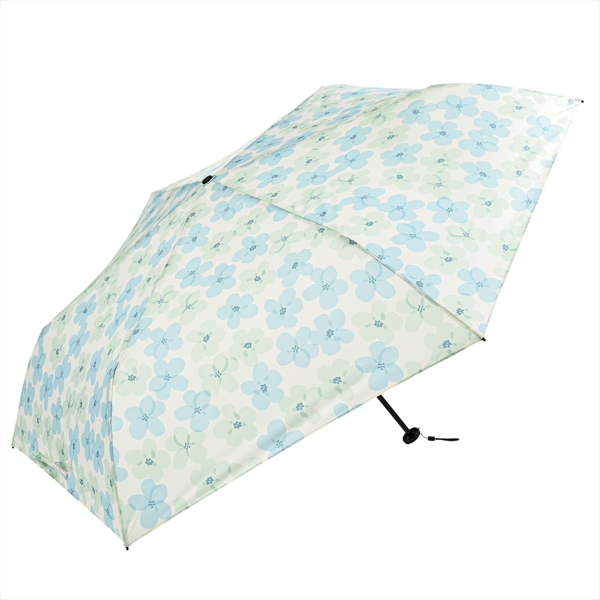 Nifty Colors FUWARI Carbon Lightweight Mini 55 Folding Umbrella 1698GR зелёный