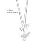 Vintage Angel Wing Music Note Necklace For Girls Sweet And Romance Design Lightweight Alloy Clavicle Chain Jewelry