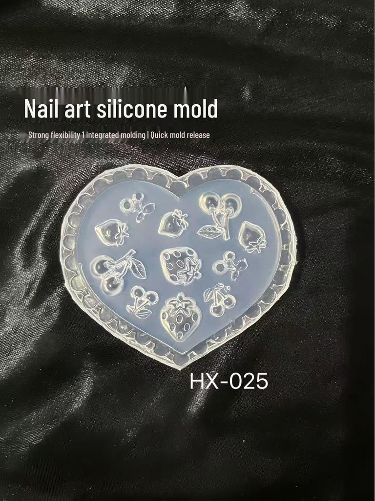 Nail Art Silicone Mold: Goldfish, Ghost, Skull, Snowflake & Cartoon Shapes