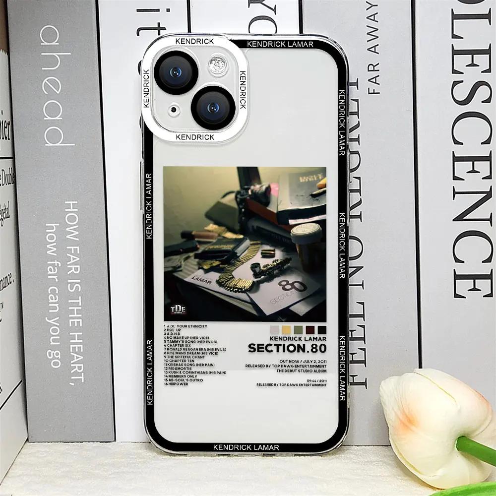 

Минималистичный постер Кендрика Ламара Чехол для телефона для IPhone 16 15 14 13 12 11 Pro MAX Mini XS X SE2 8 7 Plus Чехол Прозрачный Fundas Coque iPhone 13 Pro