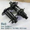 Koozer Xm490 Pro Rear Mtb K7 Cube 28/32/36 Holes Bicycle Hubs 5X135 12X142 Qr Thru Axle Noisy Hub For 11 12 Speed Xd