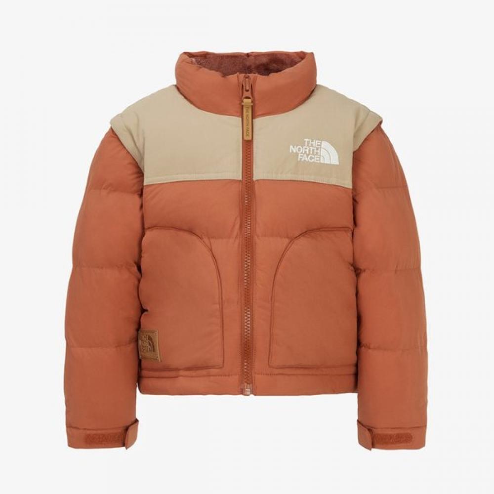 The North Face Kids Detachable Jacket Nj3nr57u Dark Orange DARK ORANGE/100